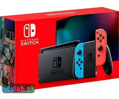 Nintendo Switch with Neon Blue and Neon Red Joy‑Con - 2