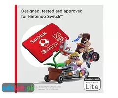 SanDisk 128GB microSDXC-Card, Licensed for Nintendo-Switch - SDSQXAO-128G-GNCZN