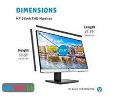 HP 24mh FHD Monitor - Computer Monitor with 23.8-Inch IPS Display (1080p) - 2