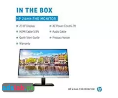 HP 24mh FHD Monitor - Computer Monitor with 23.8-Inch IPS Display (1080p) - 3