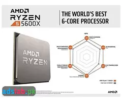 AMD Ryzen 5 5600X 6-core, 12-Thread Unlocked Desktop Processor - 2