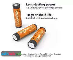Amazon Basics 48 Pack AA High-Performance Alkaline Batteries - 1
