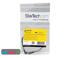 StarTech.com 1 ft. (0.3 m) Right Angle 3.5 mm Audio Cable - 3.5mm Slim Audio - 1