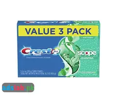 Crest + Scope Complete Whitening Toothpaste, Minty Fresh, 5.4 oz, Pack of 3 - 1