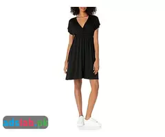 Amazon Essentials Women's Surplice Dress (Available in Plus Size) - 1