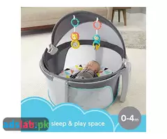 Fisher-Price On-the-Go Baby Dome, Grey/Blue/Yellow/White - 2