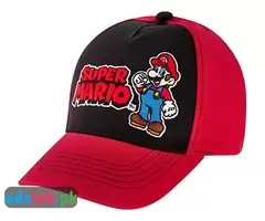 Nintendo Super Mario Kids Hat, Size 4-7 Boys Baseball Cap - 1
