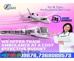 Get the Best Quality Train Ambulance in Ranchi by Falcon Emergency