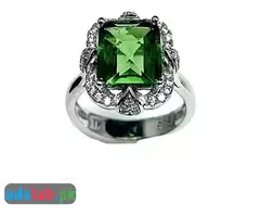 R6422 Victorian Style Mt St Helens Green Helenite Rectangle - 1