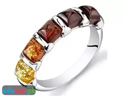 Amazon Collection Yellow-Gold-Plated Sterling Silver Gemstone