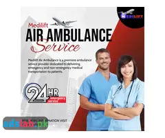 Medilift Air Ambulance Services in Aurangabad with Good Management Team