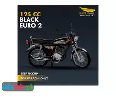 Super Power Euro2 Black 125cc Bike