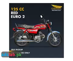 Super Power Euro2 Red 125cc Bike