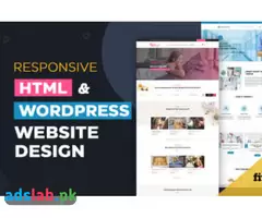 I will design creative and unique HTML or wordpress website
