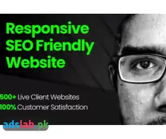 I will create an attractive and responsive SEO friendly website