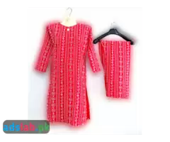 stitched Linen 2 pc dress for ladies/ women/ girl
