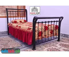Decent Bed-Single Size Wrought iron furniture - 1
