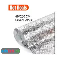 60x200cm Self Adhesive Aluminium Foil Sticker Roll - 1