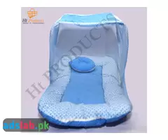 3 in 1 - Baby Sleeping bag with Mosquito net, baby machar jali net Safety Baby Crib