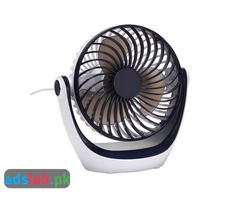 Desk Fan Small Table Fan With Strong Airflow Ultra Quiet Portable Fan Speed Adjustable Head