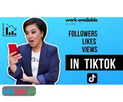 Tiktok followers/ Tiktok likes / tiktok views