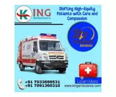 King Ambulance Service in  Saguna More with ICU or CCU Specialists - 1
