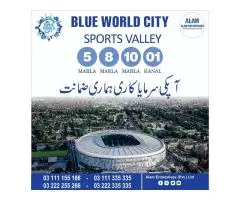 Blue World City 5, 8, 10 Marla plots for sale