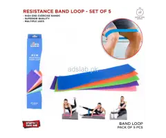 Elastic Resistance Loops Band Set, Well Mart, 03208727951 - 2