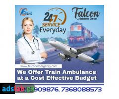 Falcon Emergency Train Ambulance in Kolkata Provides Transportation inside ICU Coaches