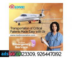 Acquire an Affordable Charter Air Ambulance Service in Kolkata by Medivic