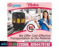 Avail CCU Medical Train Ambulance Services in Ranchi by Medivic