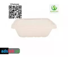display trays fruit tray sugarcane tray tray plate pulp tray packaging bagasse packaging - 4