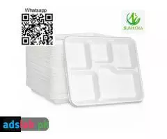 display trays fruit tray sugarcane tray tray plate pulp tray packaging bagasse packaging - 9