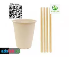 glass straws straws bamboo paper straw bagasse drinking straw sugarcane straw - 9
