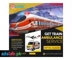 Secure Patient Shifting Solution by Medivic Train Ambulance from Ranchi