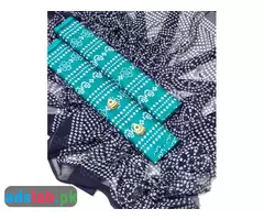 Pure lawn 100 by 100 Chonri Fabric shirt trouser with chiifon Chonri Dupata 3pc DressNeckline free - 5