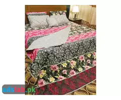 7 Pcs Export Quality Cotton Salonica Comforter Set - 4