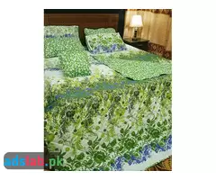 7 Pcs Export Quality Cotton Salonica Comforter Set - 5
