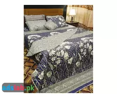 7 Pcs Export Quality Cotton Salonica Comforter Set - 6