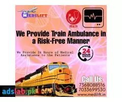 Obtain Train Ambulance Services in Guwahati with Entire Evolved Medical Aids by Medilift