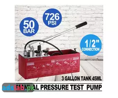 Manual Hydrostatic pressure test pump