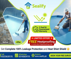 Professional Roof Waterproofing & Heatproofing Services - 5 Years Warranty (Sealify)