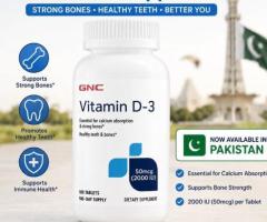GNC Vitamin D3 Calcium Support in Lahore