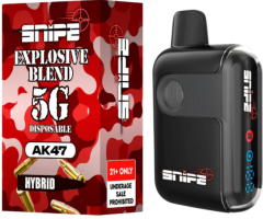 SNIPE THCP EXPLOSIVE BLEND DISPOSABLE 5G – AK47 (HYBRID) In Karachi [03000379411]