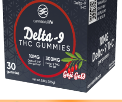 Cannabis Life | Delta-9 THC Gummies – Goji Gold | 10mg – 30ct In Pakistan- 03004409550