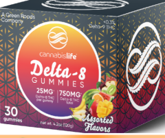 Cannabis Life | Delta-8 THC Gummies – Assorted Flavors | 25mg – 30ct In Pakistan- 03004409550