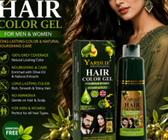 Yardlie Hair Color Gel for Men & Women – Easy Hair Coloring Solution