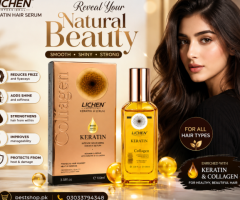 Lichen Keratin Hair Serum – Smooth & Shiny Hair
