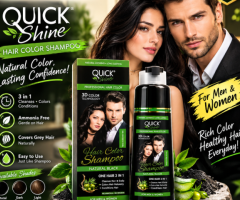Quick Shine Hair Color Shampoo – Easy & Fast Hair Coloring