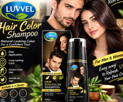 Luvvel Hair Color Shampoo – Easy & Fast Hair Coloring
